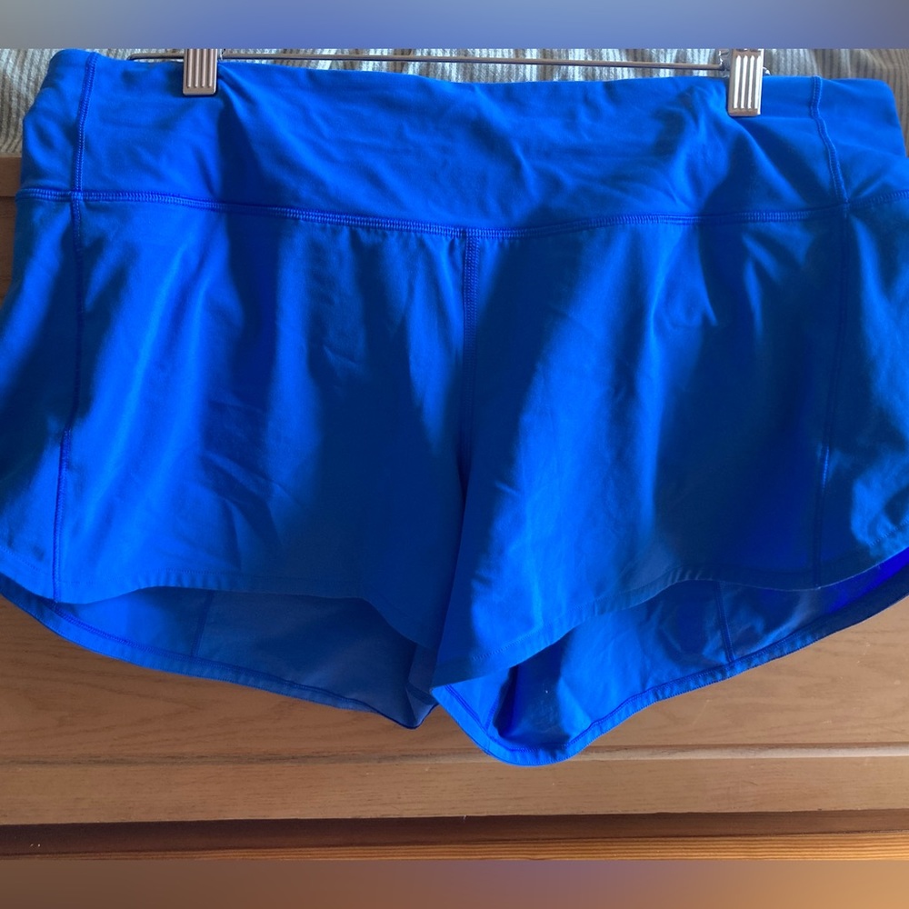 Lululemon Speed Up Short Long *4" Updated Fit Wild Bluebell